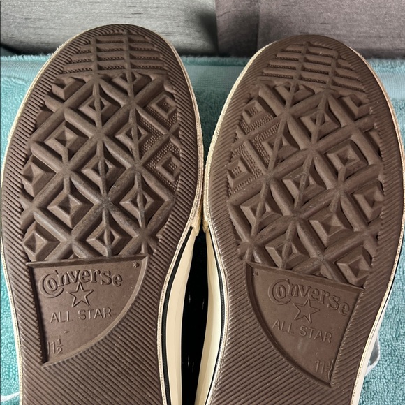 Converse Men’s Chucks70s low tops Black and White All Star Sneakers Sz. 11 1/2 - Picture 8 of 10